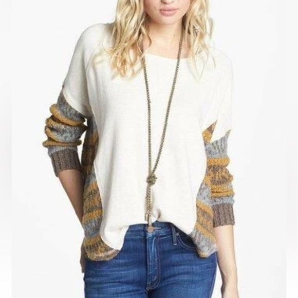 Madewell Tops - Madewell Textured Knit Panel Top